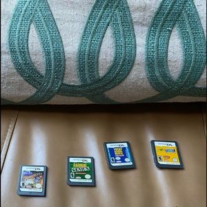 🎼🖍Lot of 4 Nintendo DS Games🦜🐭